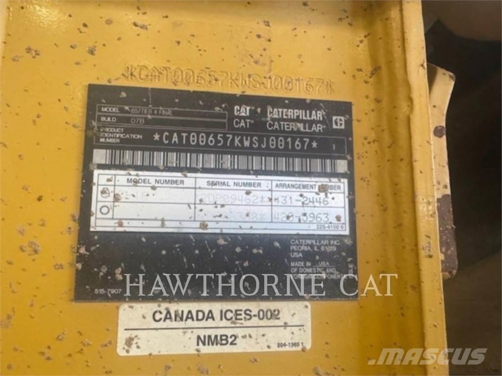 CAT 657 Polovni strugači