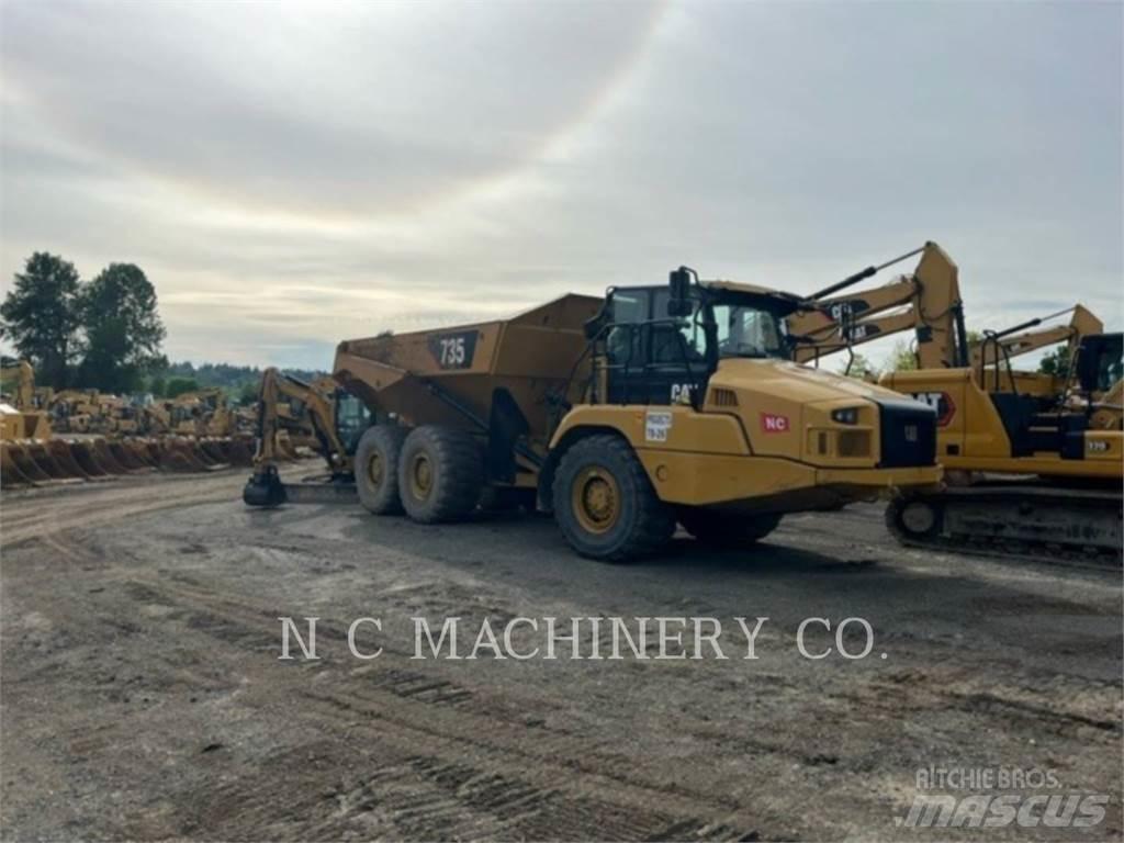 CAT 735 Kiperi kamioni