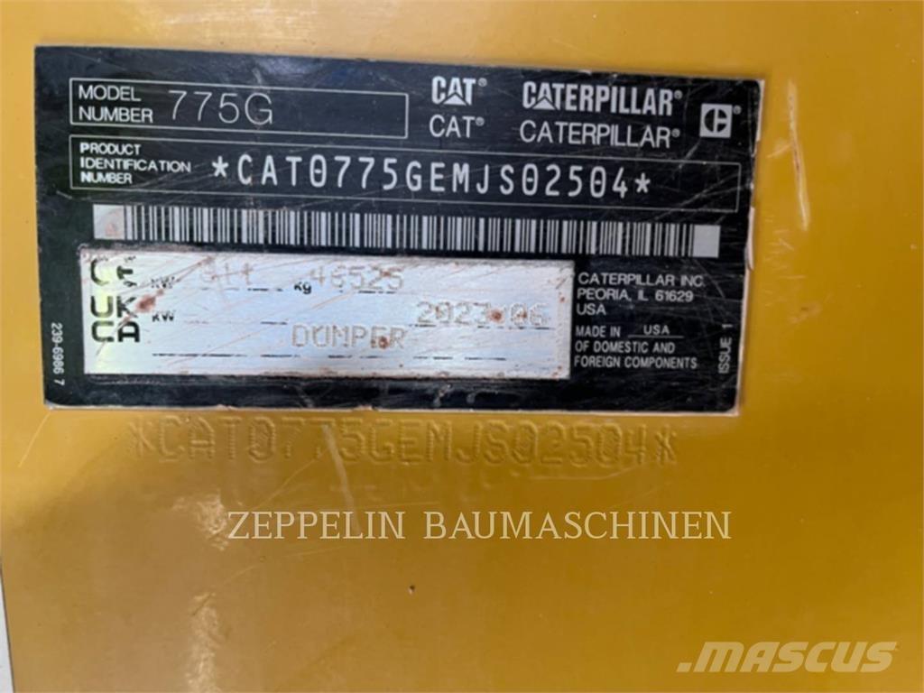 CAT 775G Zglobni damperi