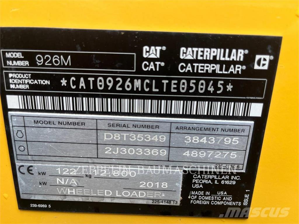 CAT 926M Utovarivači na točkove