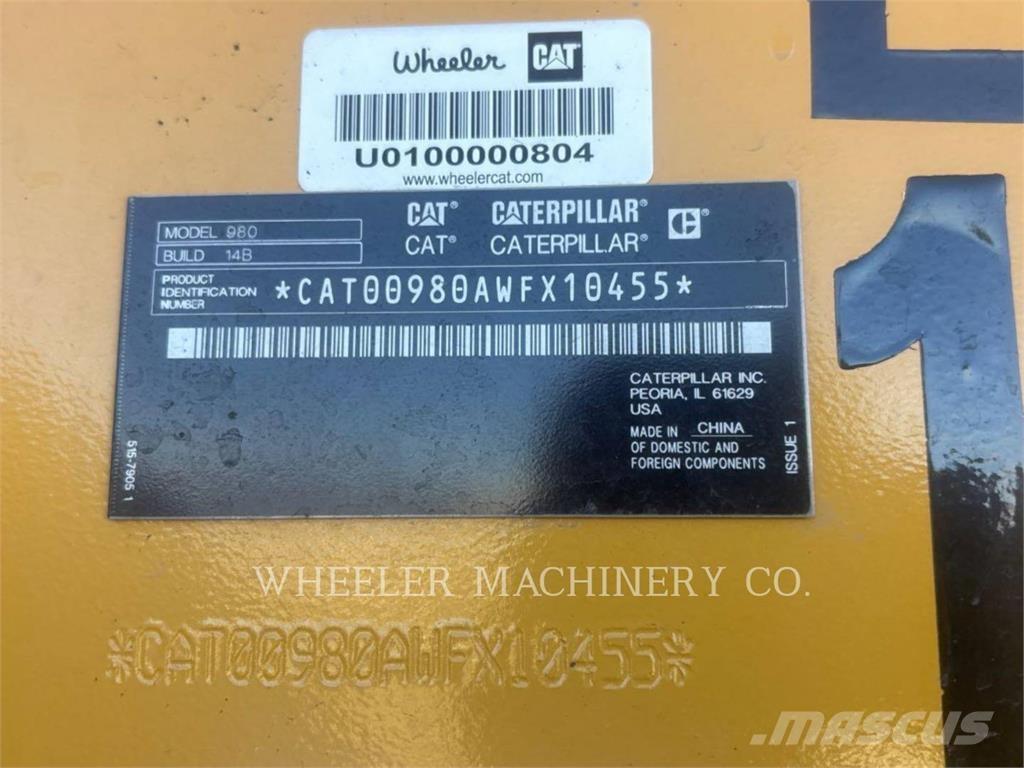 CAT 980 Utovarivači na točkove
