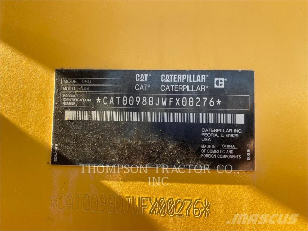 CAT 980 Utovarivači na točkove