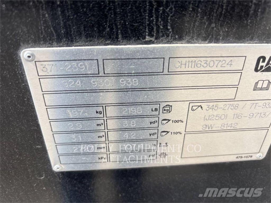 CAT BK38V38GP Utovarivači na točkove