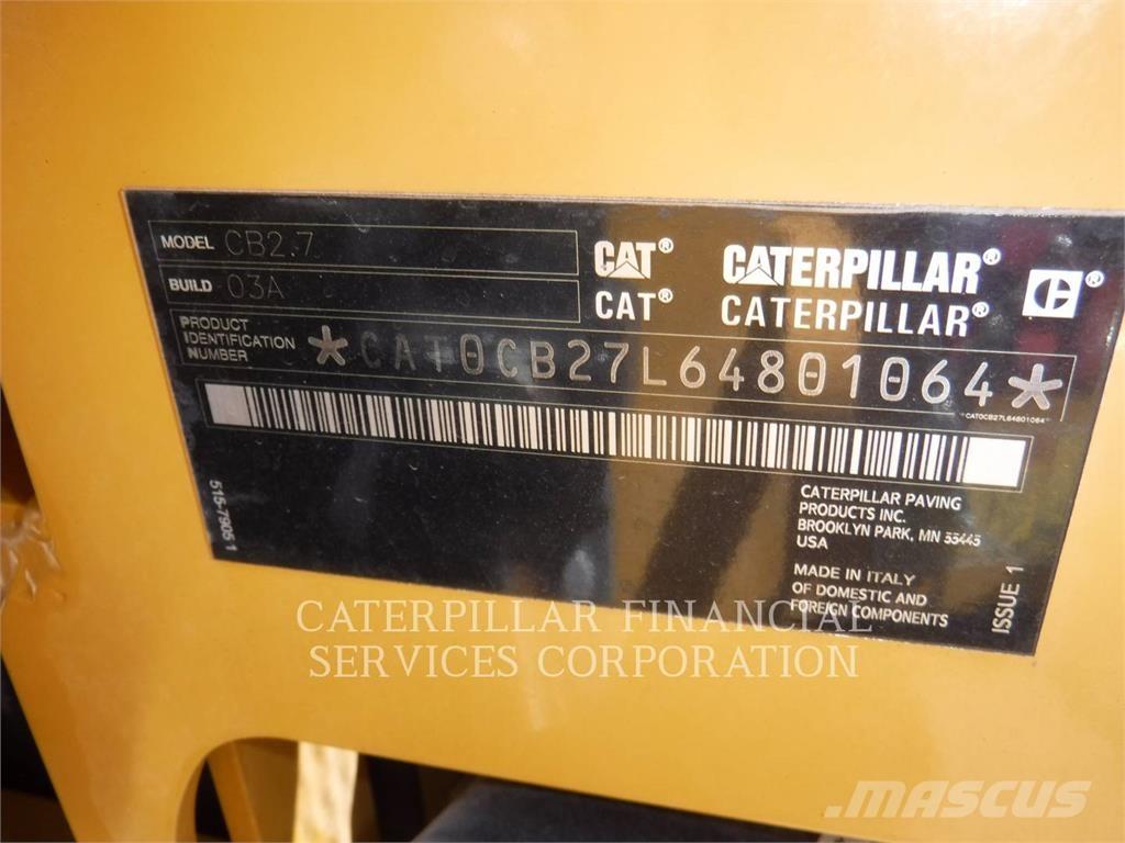 CAT CB2.7-03 Valjci sa duplim bubnjem