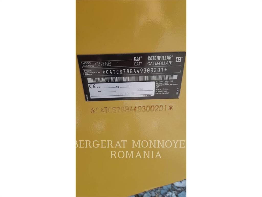 CAT CS78B Valjci sa jednim bubnjem