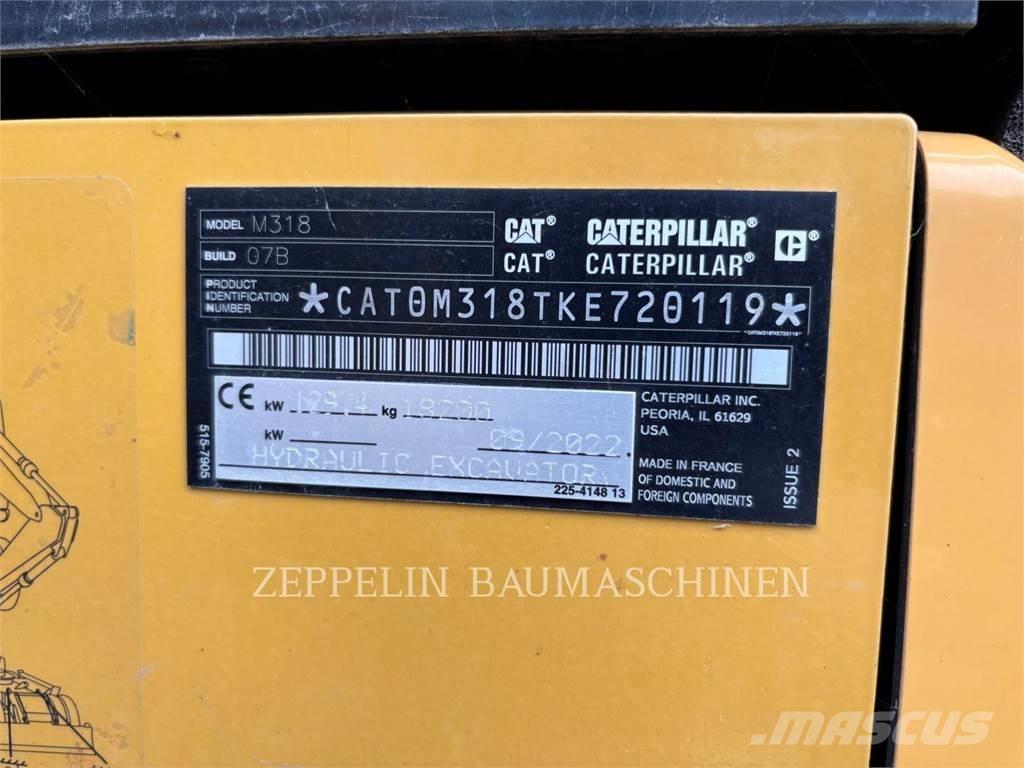 CAT M318-07A Bageri točkaši