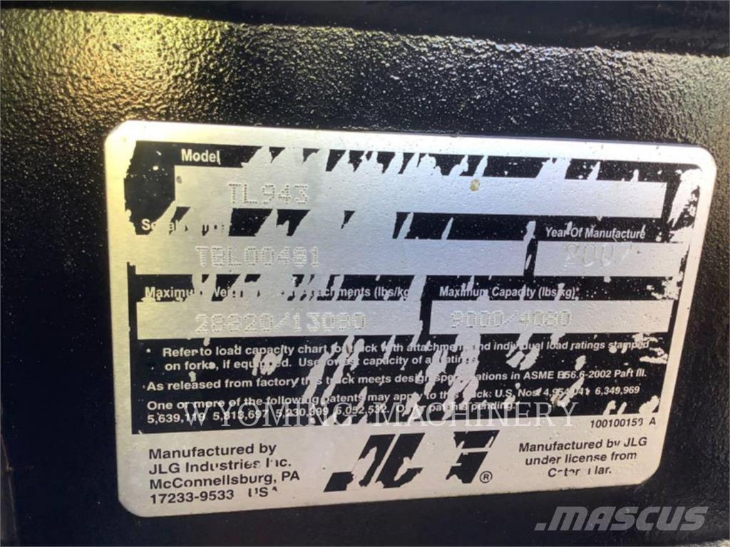 CAT TL943C Teleskopski viljuškari