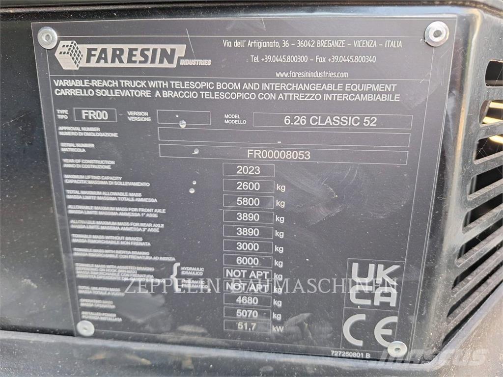 Faresin 6.26 Teleskopski viljuškari