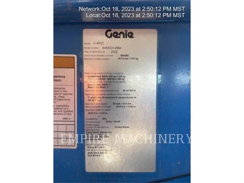 Genie S45 XC Zglobne podizne platforme