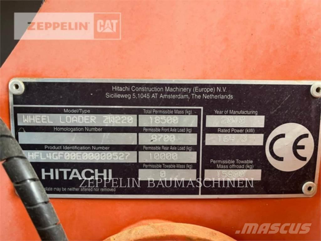 Hitachi ZW220 Utovarivači na točkove