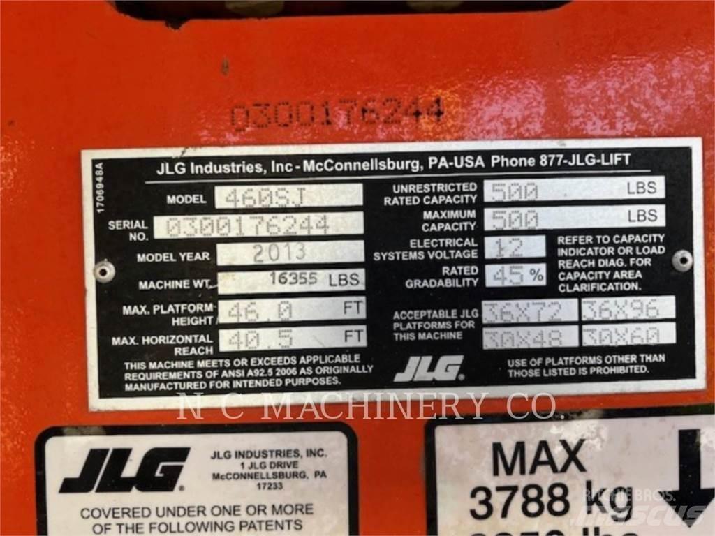 JLG 460SJ Bageri guseničari
