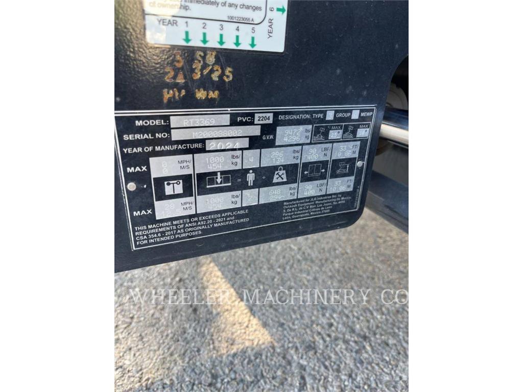 JLG RT3369 Makazaste platforme