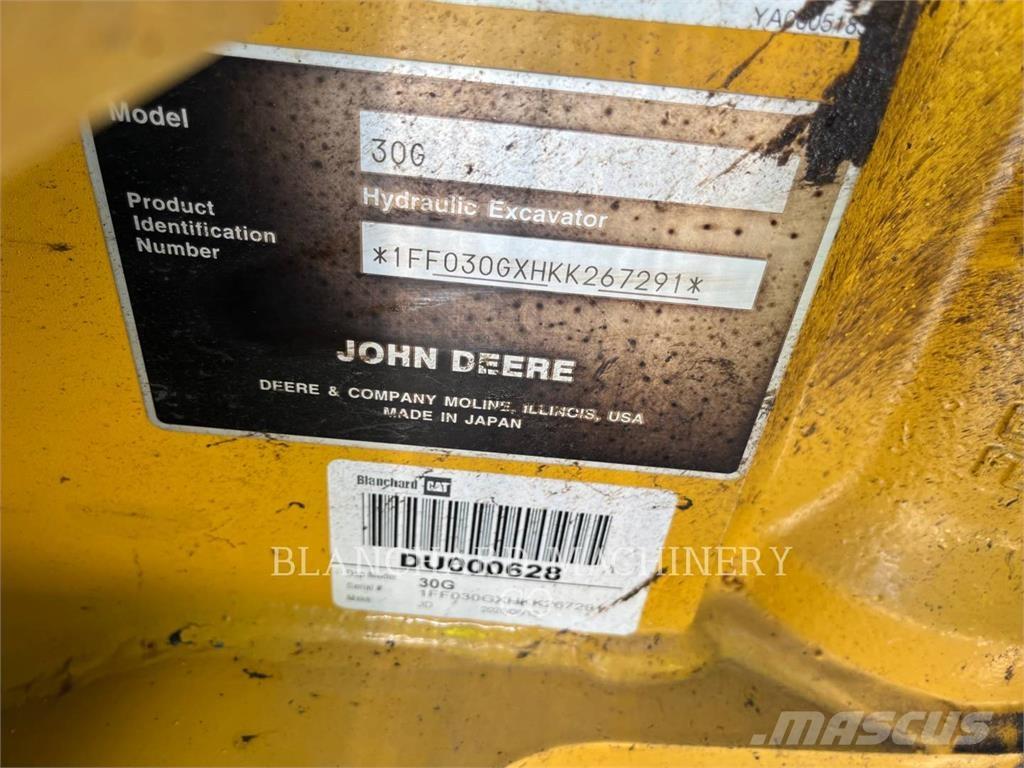 John Deere 30G Bageri guseničari