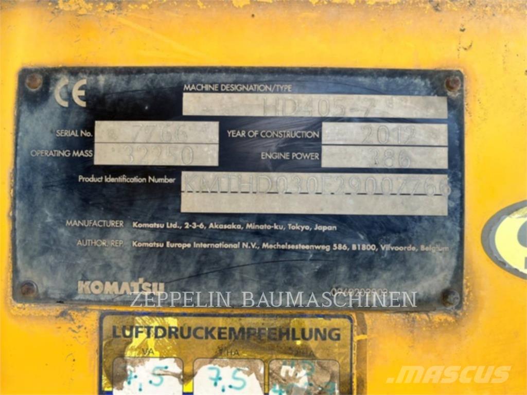 Komatsu HD405-7 Zglobni damperi