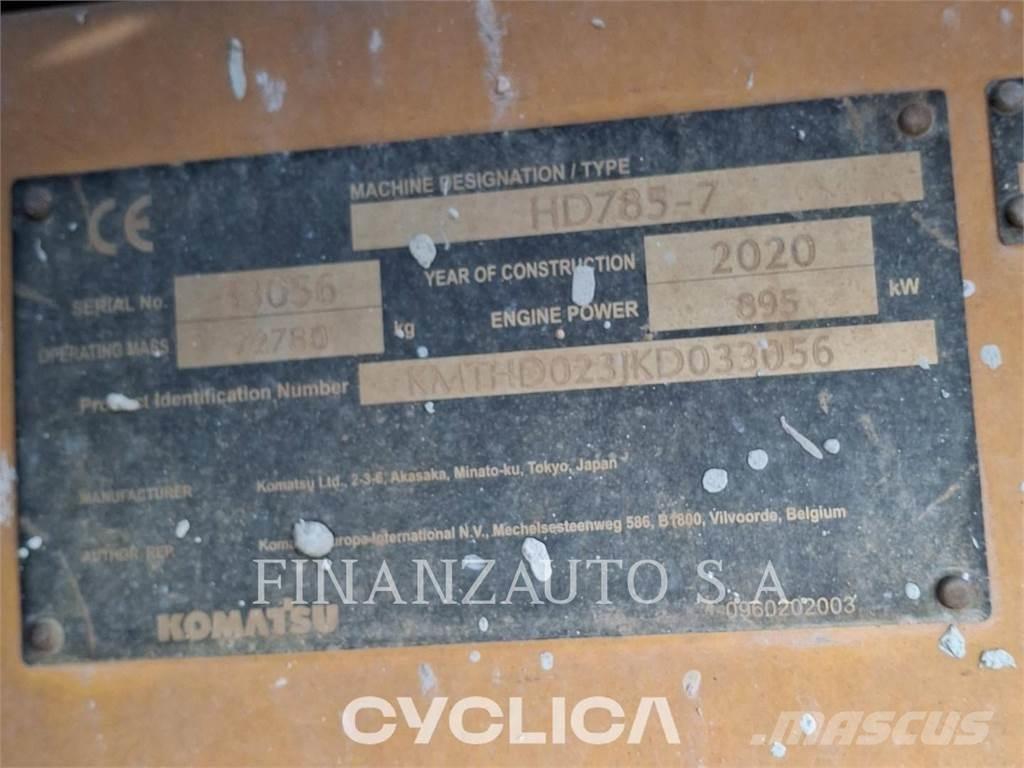 Komatsu HD785-7 Zglobni damperi