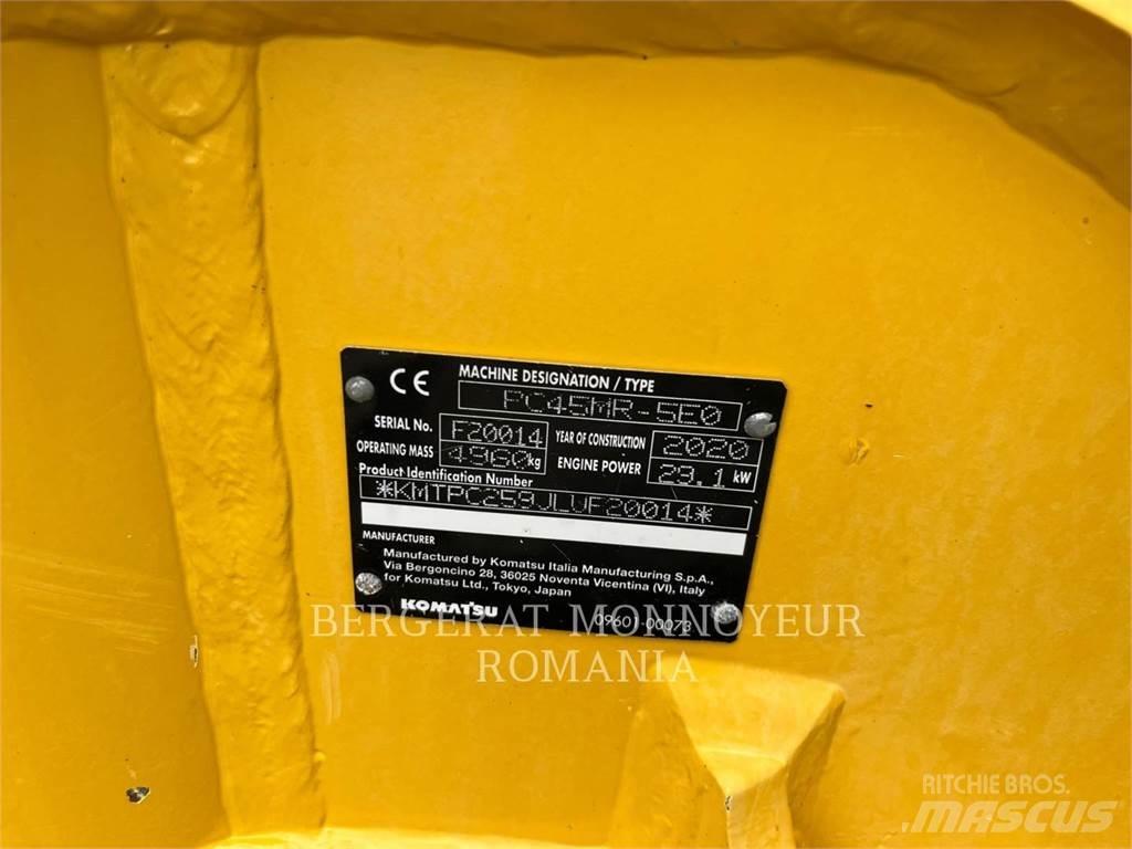 Komatsu PC45MR - 5E0 Mini bageri < 7t