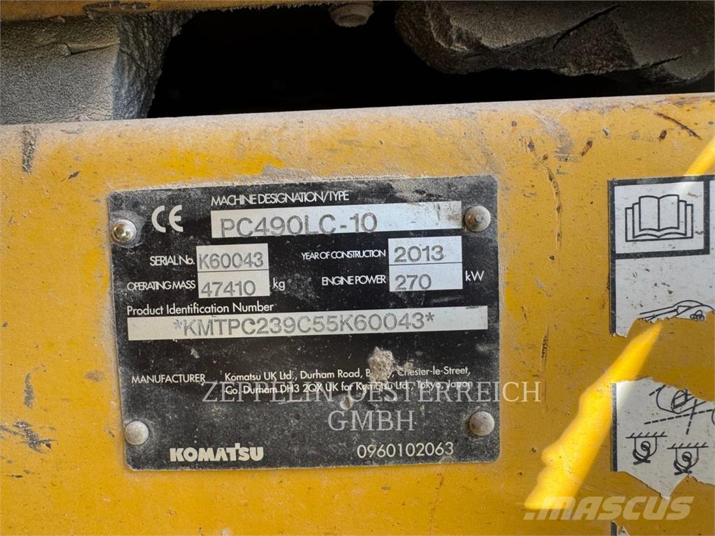 Komatsu PC490LC-10 Bageri guseničari