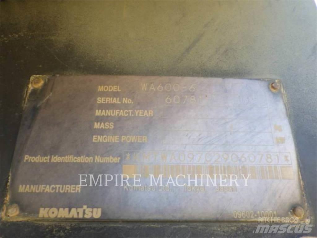 Komatsu WA600-6 Utovarivači na točkove