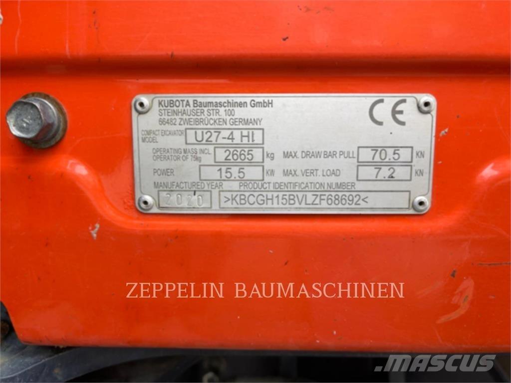 Kubota U27-4 Bageri guseničari