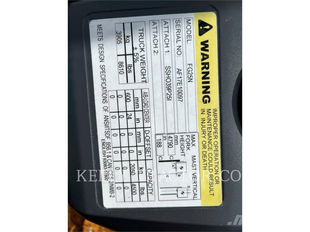 Mitsubishi MITFG25N Plinski viljuškari