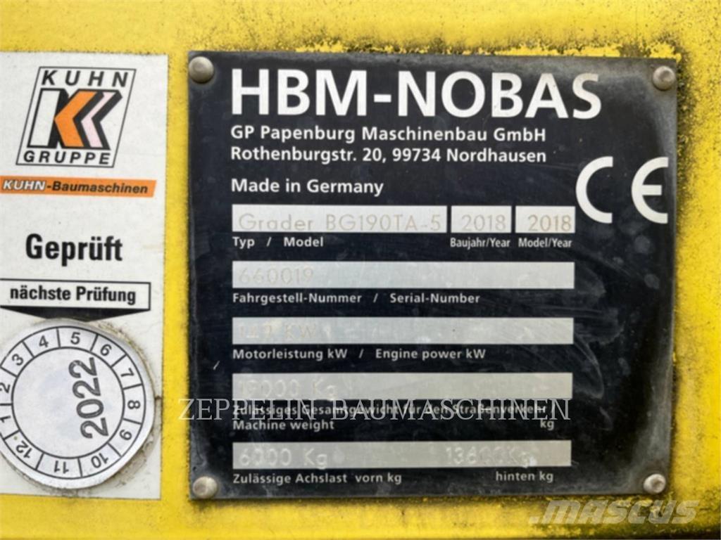 Nobas GMBH BG190T/TA- Grejderi
