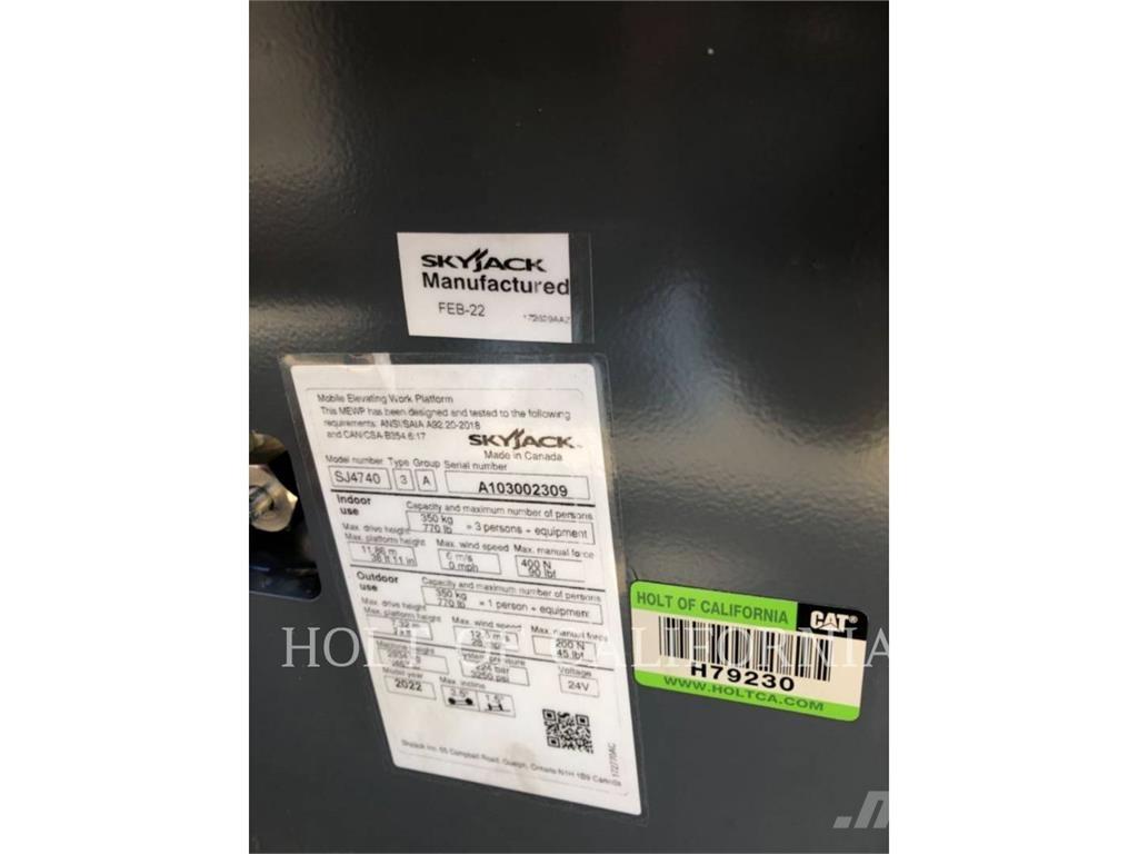 Skyjack SCISSOR40E Makazaste platforme