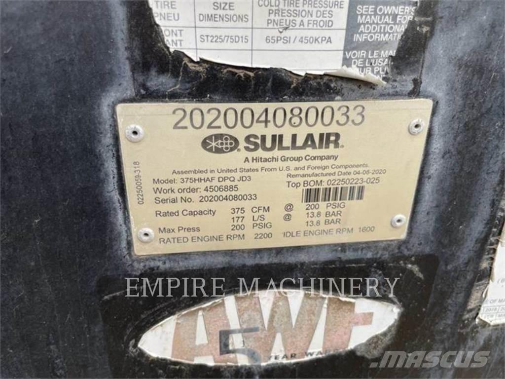 Sullair DPQ375HHAF Kompresori