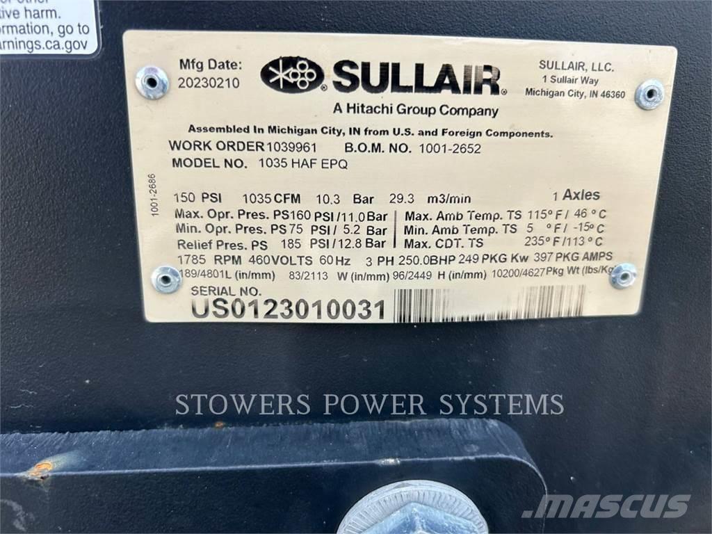 Sullair E1035HAF Polovna mašina za sušenje kompresivnim vazduhom
