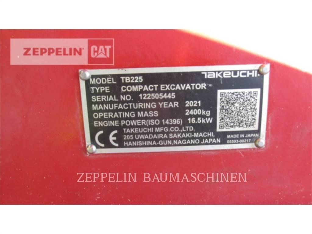 Takeuchi TB225 Bageri guseničari