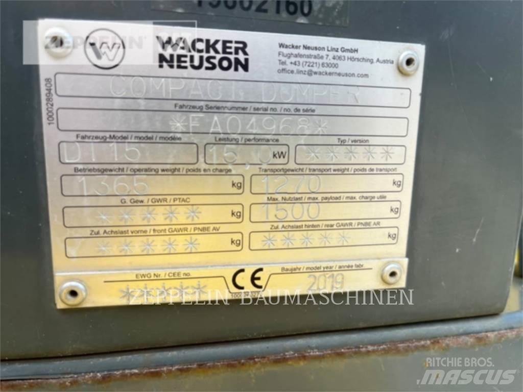 Wacker DT15 Zglobni damperi