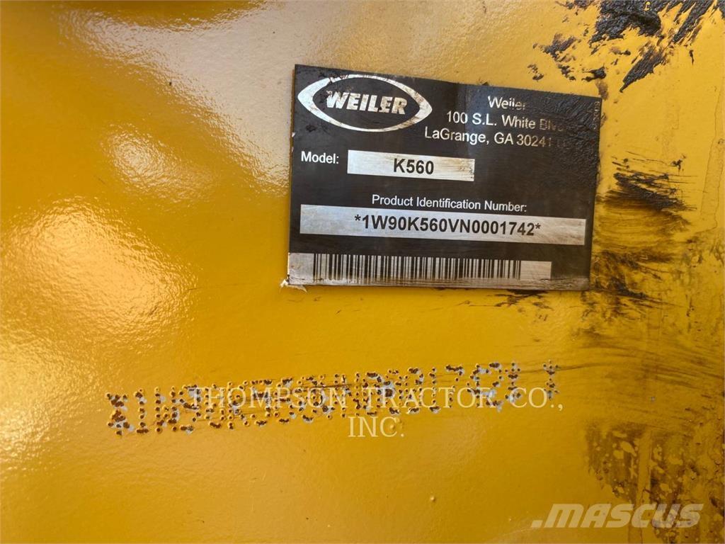 Weiler K560FV Utovarivači stabala