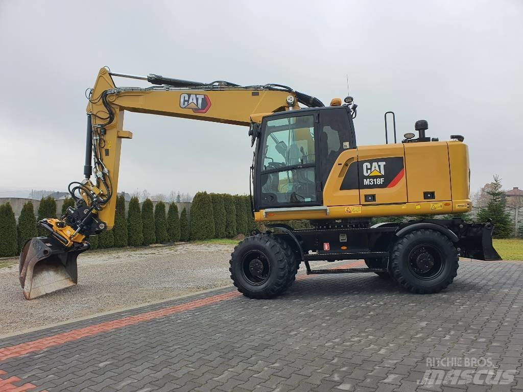CAT M 318 F Bageri točkaši