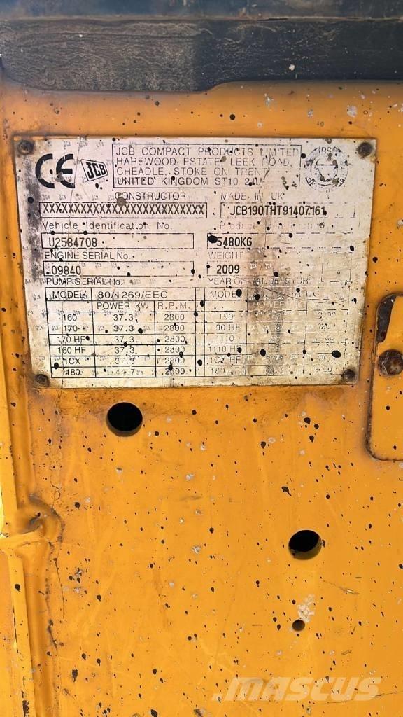 JCB 190 T Skid steer mini utovarivači