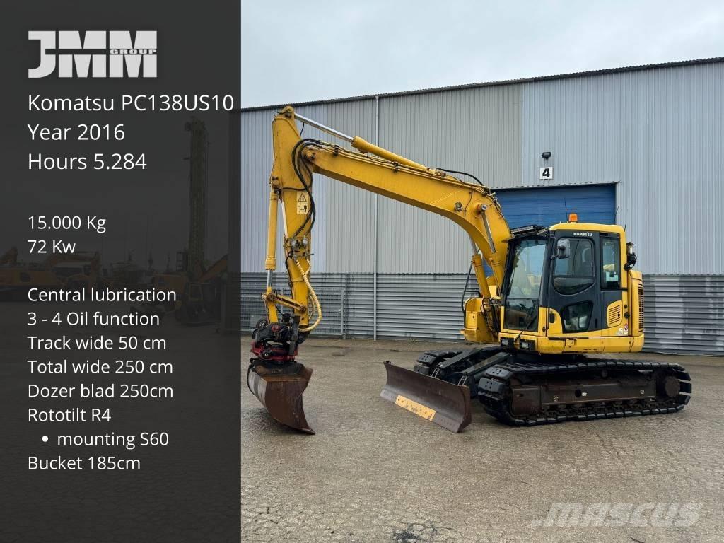Komatsu PC 138 US-10 Bageri guseničari