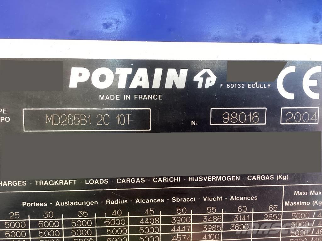 Potain MD265B1-J10 Kranovi tornjevi