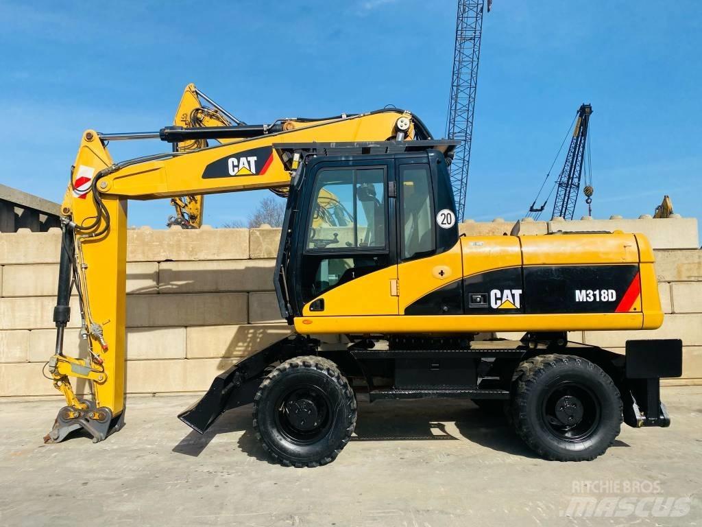 CAT M 318 D Bageri točkaši