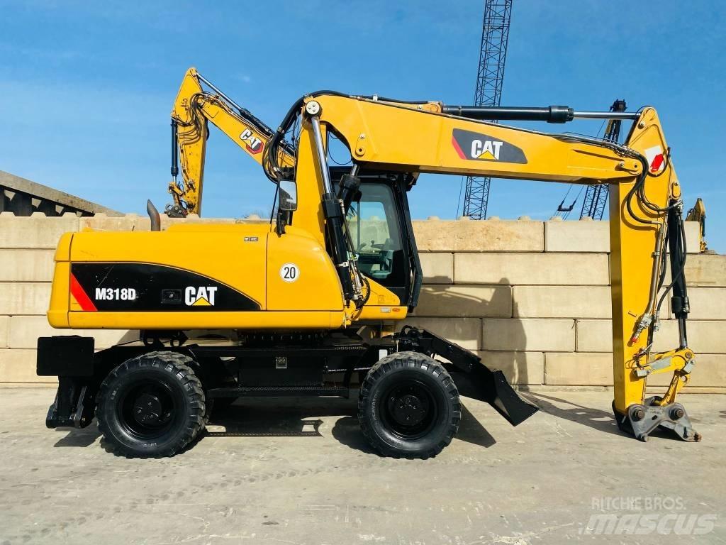 CAT M 318 D Bageri točkaši