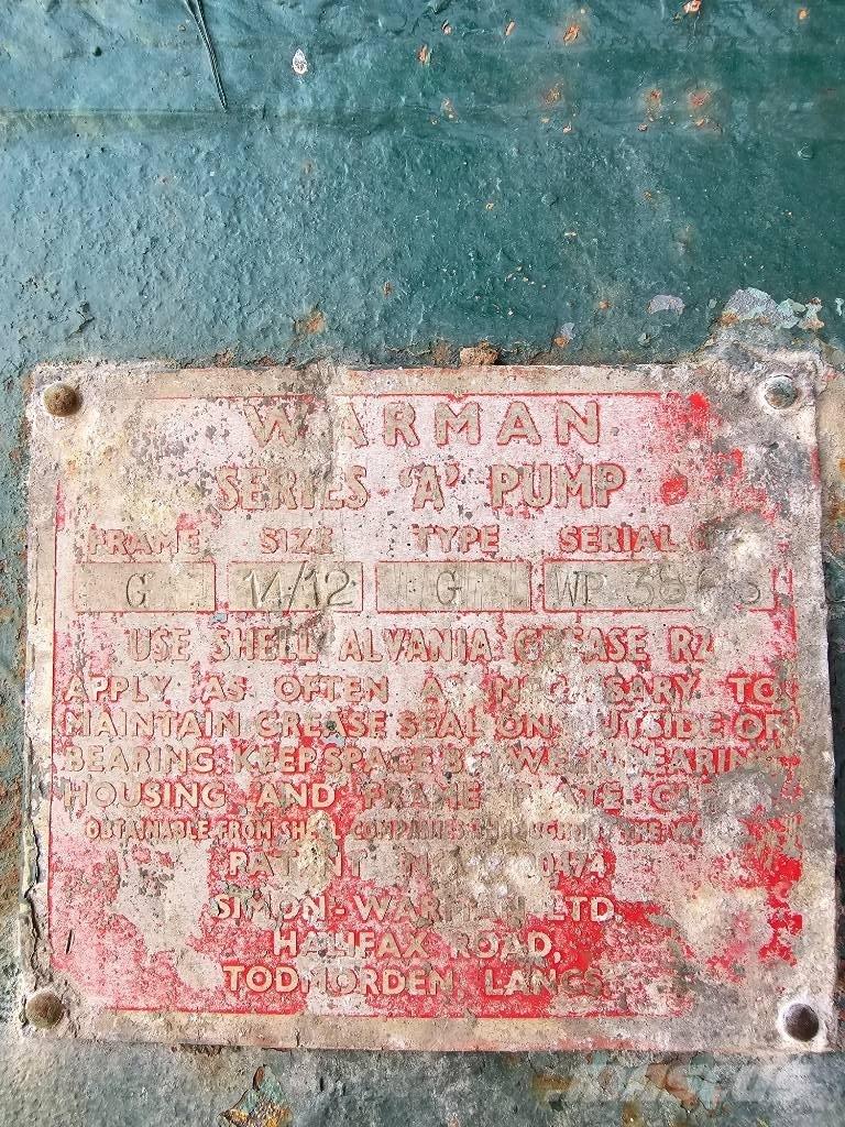 Warman pump 14/12'' Plutajući bageri