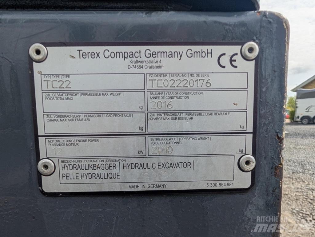 Terex TC 22-2 Bageri guseničari
