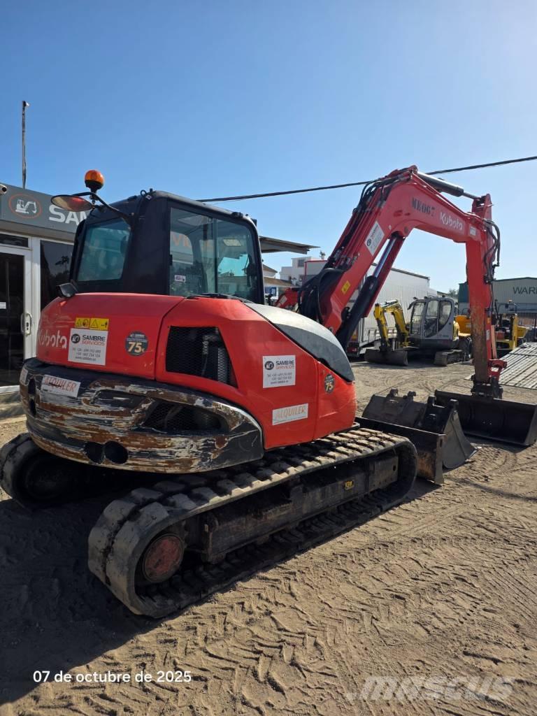 Kubota KX80-4a2 Midi bageri 7t – 12t