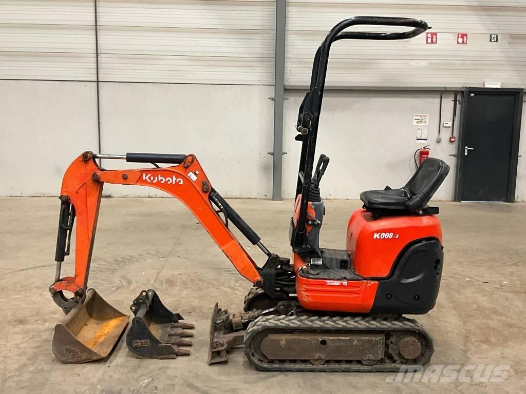 Kubota K 008-3 Mini bageri < 7t
