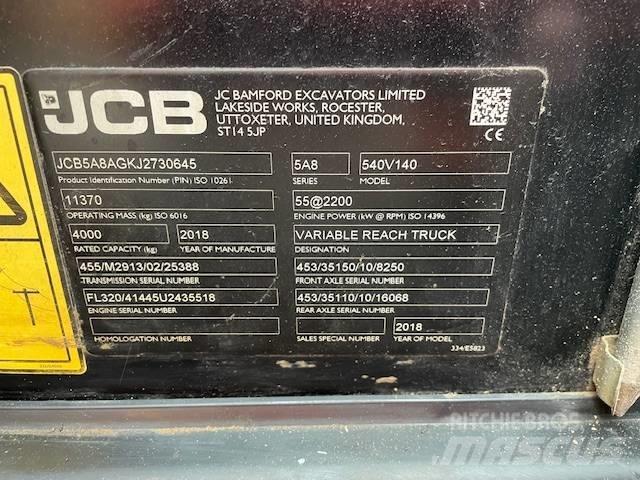 JCB 540-140 Teleskopski viljuškari