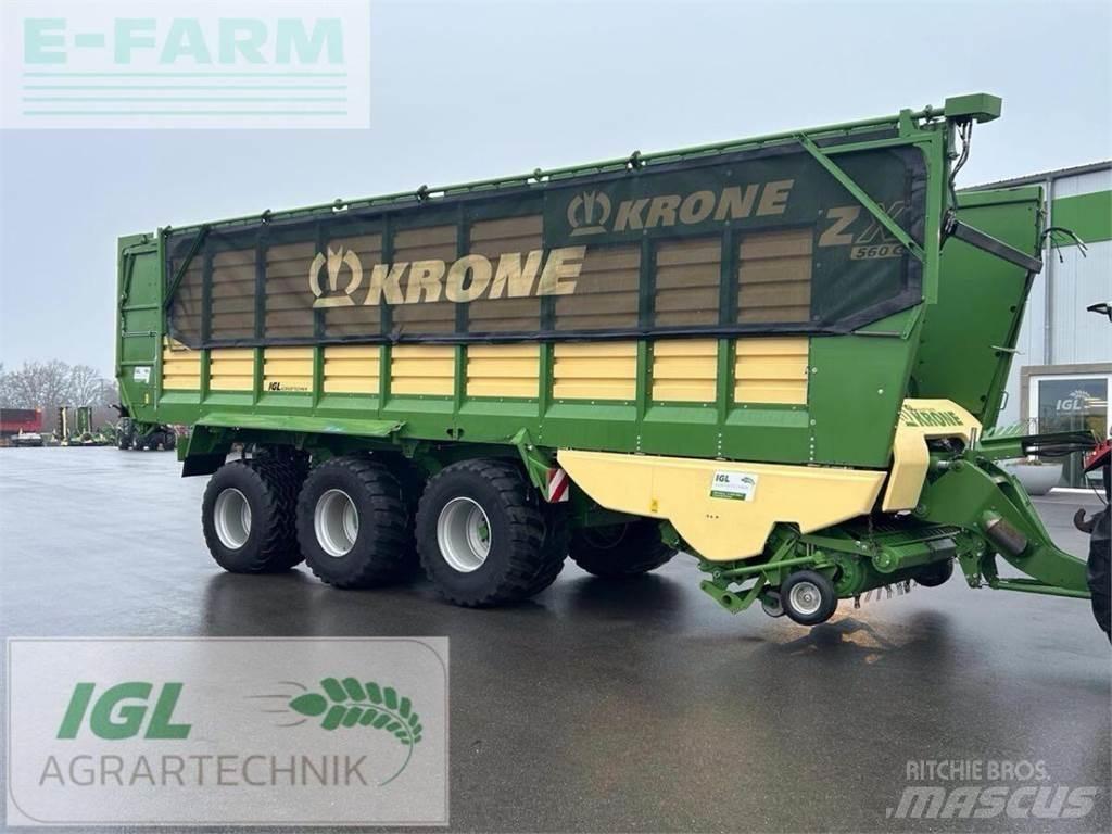 Krone zx 560 gl Prikolice za zrno