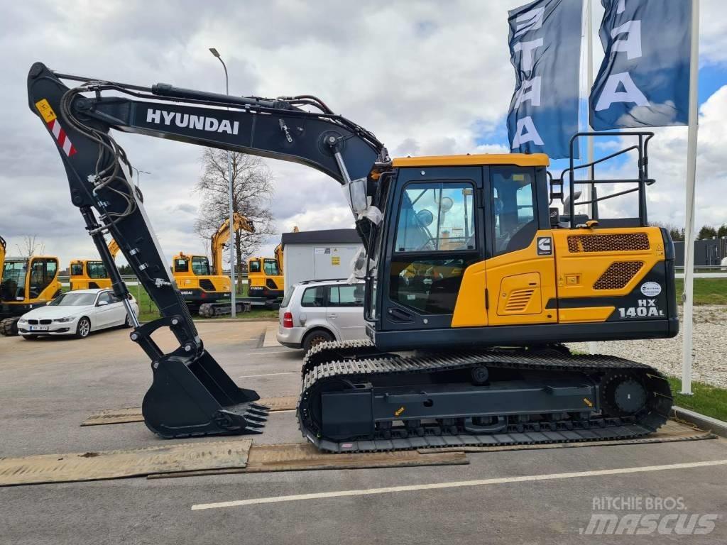 Hyundai HX140AL Bageri guseničari