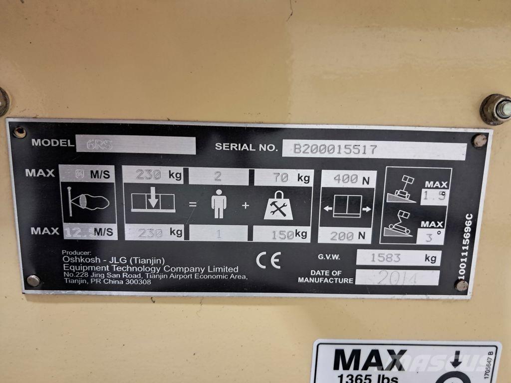 JLG 6RS Makazaste platforme