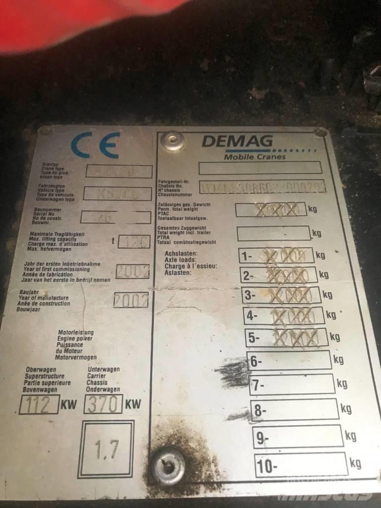 Demag AC 120 Polovne dizalice za sve terene