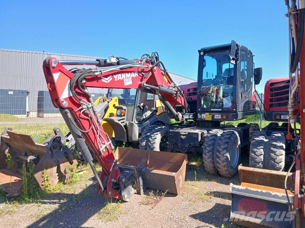 Yanmar B 75 W Bageri točkaši