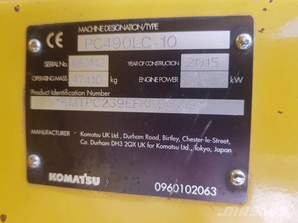Komatsu PC 490 LC-10 Bageri guseničari
