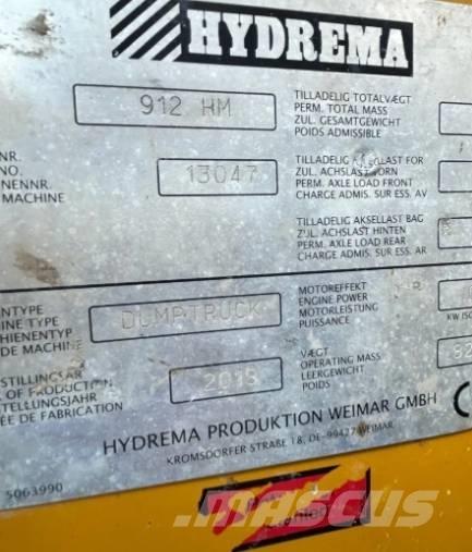 Hydrema 912 HM Zglobni damperi