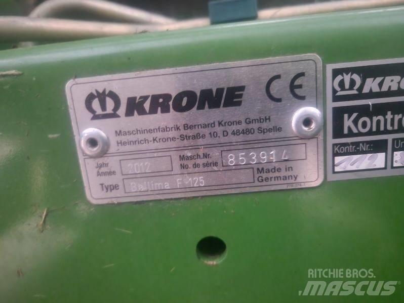 Krone Bellima F125 Prese/balirke za rolo bale